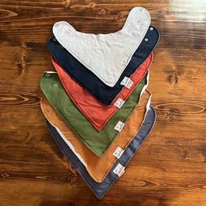 Copper Pearl solid bibs lot